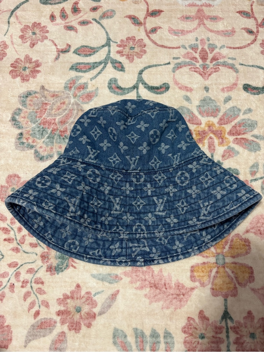 Louis Vuitton Denim Monogram Bucket Hat
